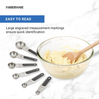Professional Set of 5 Stainless Steel Measuring Cups, Precision and Ease in Every Scoop, Features Magnetic Handles for Easy Storage, Dishwasher Safe