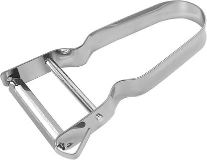 3PCS Vegetable & Potato Peeler in Silver Color, Stainless Steel Handle & Blade for Kitchen, Normal, vegetable-peelers-190424