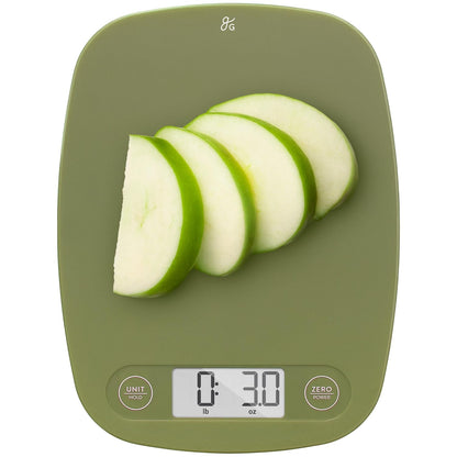 Food Scale – Digital Kitchen Scale, 1g Precision, Easy-Tare & Quick Conversion, Slim Compact Design, Durable & Portable | Ideal for Cooking, Baking & Meal Prep (Ash Gray)