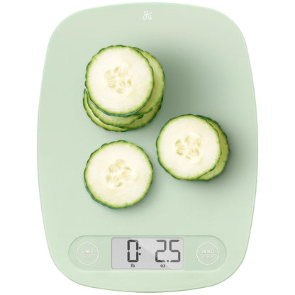 Food Scale – Digital Kitchen Scale, 1g Precision, Easy-Tare & Quick Conversion, Slim Compact Design, Durable & Portable | Ideal for Cooking, Baking & Meal Prep (Ash Gray)
