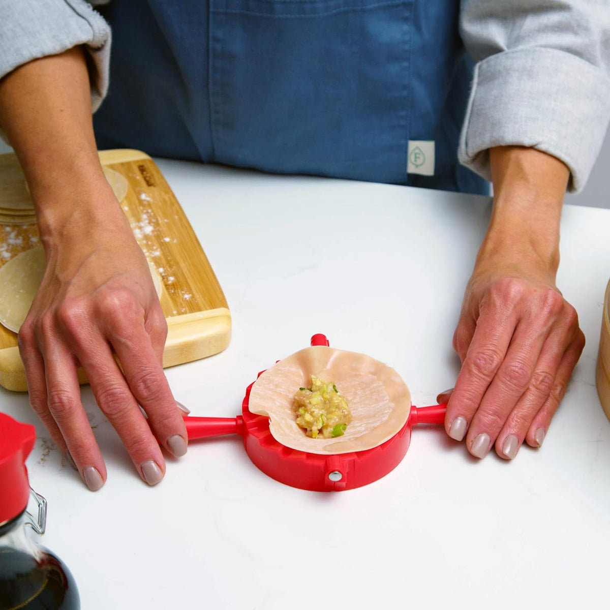 3-Piece Dumpling Maker Dumpling Press and Sealer Kit