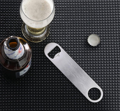 533401 Stainless Steel Flat Bottle Opener, 7-Inch