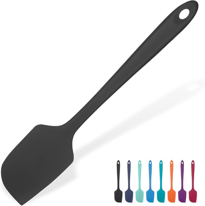Silicone Large Spatula, 600ºF High Temp Scraper, 11.38in, Aqua Sky | Food Grade Heat Resistant Silicon, Seamless Flexible Plastic Spatula Kitchen Use, Rubber Scraper for Baking Cooking Mixing