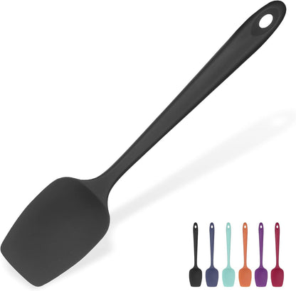Silicone Large Spatula, 600ºF High Temp Scraper, 11.38in, Aqua Sky | Food Grade Heat Resistant Silicon, Seamless Flexible Plastic Spatula Kitchen Use, Rubber Scraper for Baking Cooking Mixing