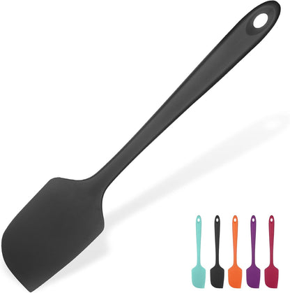 Silicone Large Spatula, 600ºF High Temp Scraper, 11.38in, Aqua Sky | Food Grade Heat Resistant Silicon, Seamless Flexible Plastic Spatula Kitchen Use, Rubber Scraper for Baking Cooking Mixing
