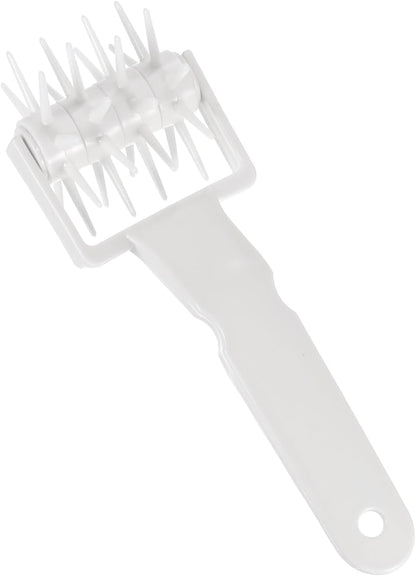Pizza Dough Docker Roller Plastic Pastry Bubble Docker Roller with Spikes Pizza Oven Accessories for Home and Commercial Pizza Cookie Pie Pastry Bread (20cm/ 7.9")