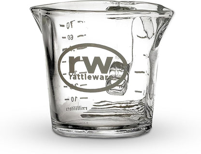 3oz Espresso Shot Glass Pitcher with Double Spout, Measuring Cup