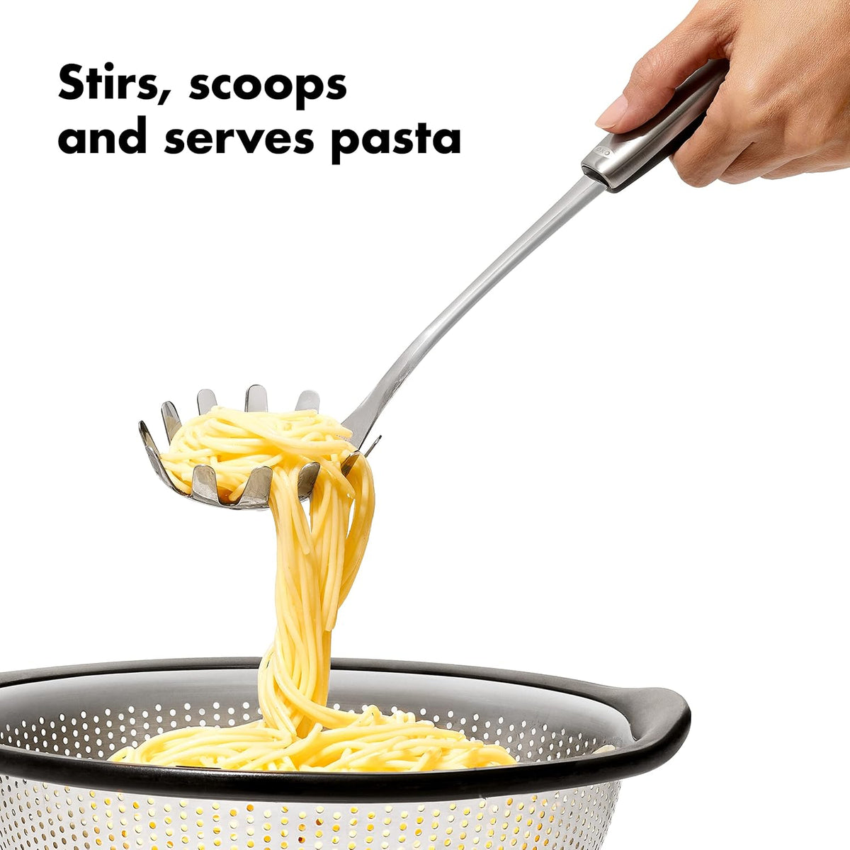 Steel Spaghetti Server