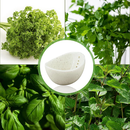 Herb Stripper,Herb Stripping Bowl Ceramic Pottery, Handmade Ceramic Herb Stripping Mug, Handmade Herb Stripping Tool for,Comes With a Cleaning Brush And A Cleaning Cloth