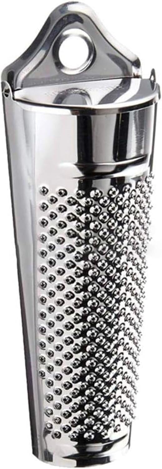 Silver Multifunctional Kitchen Stainless Steel Ginger Garlic Nutmeg Grater Nut Walnut Lemon Hand Planer Tool Lemon ZesterDurable and Professional Kitchen Tool Garlic Tools