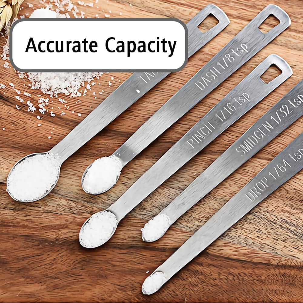 2PCS 1/4tsp(1.25ml) Mini Measuring Spoon, Small Teaspoon for Tiny Amounts