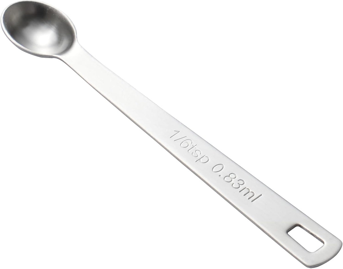 2PCS 1/4tsp(1.25ml) Mini Measuring Spoon, Small Teaspoon for Tiny Amounts