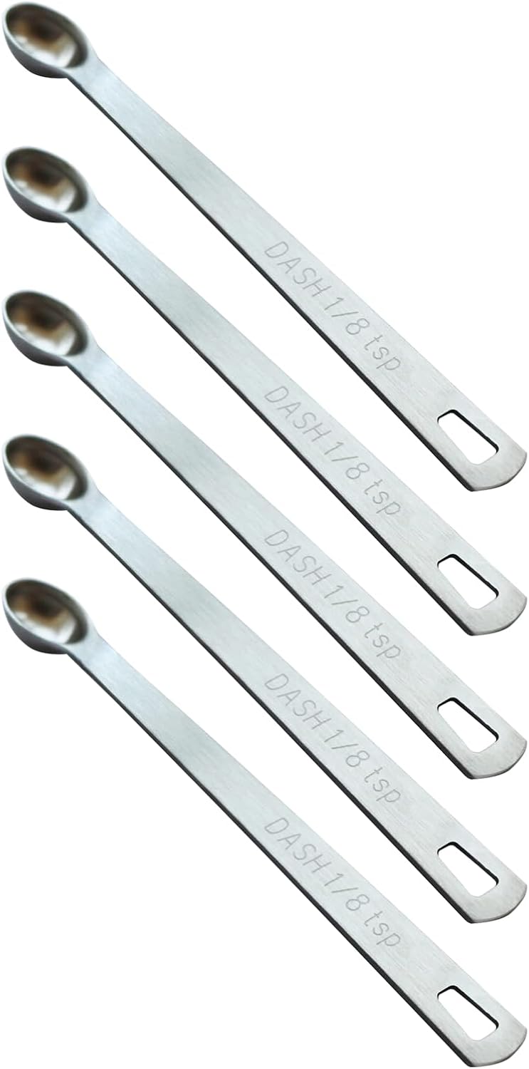 2PCS 1/4tsp(1.25ml) Mini Measuring Spoon, Small Teaspoon for Tiny Amounts