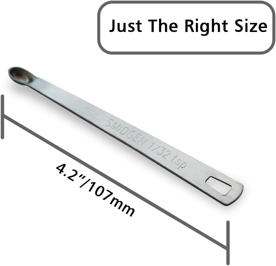 2PCS 1/4tsp(1.25ml) Mini Measuring Spoon, Small Teaspoon for Tiny Amounts