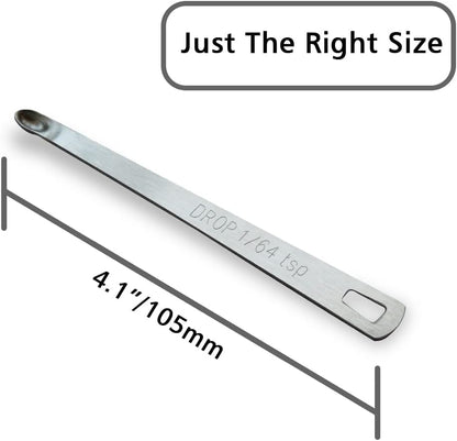 2PCS 1/4tsp(1.25ml) Mini Measuring Spoon, Small Teaspoon for Tiny Amounts