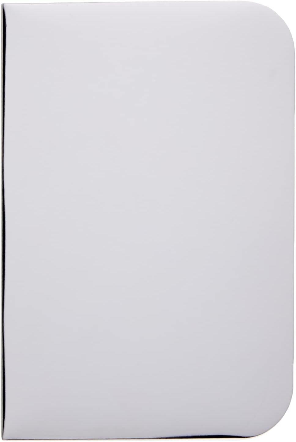 Plain Stainless Steel Side Scraper for Cake Decorating 5 x 3.5-inches