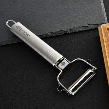 Fruits and Vegetables Peelers -Y Shape Swivel Potato Peeler-Stainless Steel Multifunctional Ultra Sharp Serrated Peeler-Great for Potatoes,Carrot,Apples,Tough-skinned Fruits and Vegetables
