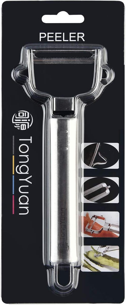 Fruits and Vegetables Peelers -Y Shape Swivel Potato Peeler-Stainless Steel Multifunctional Ultra Sharp Serrated Peeler-Great for Potatoes,Carrot,Apples,Tough-skinned Fruits and Vegetables