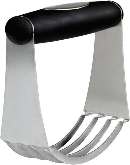 Pastry Cutter Stainless Steel, Kitchen Professional Baking Dough Blender with Heavy Duty Blades & Soft Rubber Grip