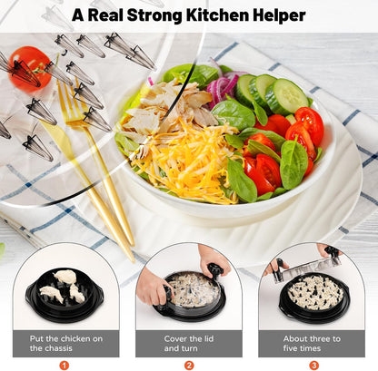 Chicken Shredder Tool Twist Large - Meat Shredders for Chicken Breast