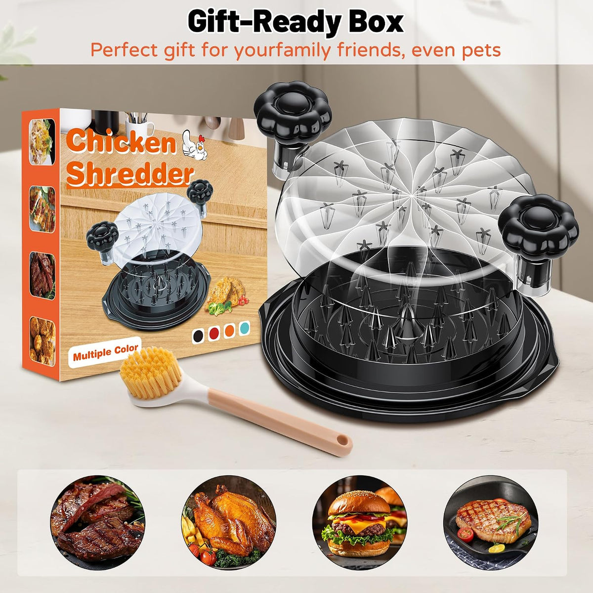 Chicken Shredder Tool Twist Large - Meat Shredders for Chicken Breast