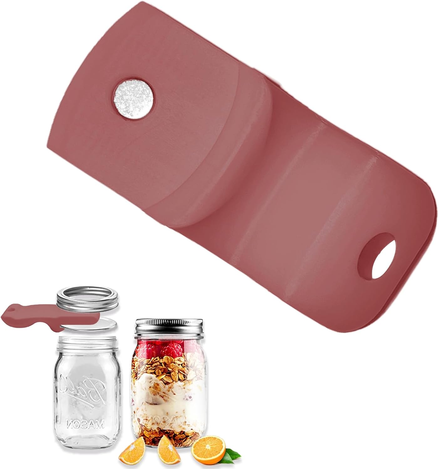 Canning Jar Opener, Mason Jar Opener Canning Tool, Releases Vacuum Seal on Wide Mouth and Regular Mouth Lids,Magnetic Jar Lid Lifter for Canning.Ideal for Preserving, Pickling and Home Food Storage