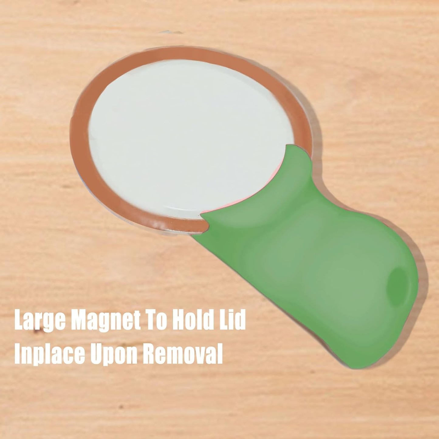Canning Jar Opener, Mason Jar Opener Canning Tool, Releases Vacuum Seal on Wide Mouth and Regular Mouth Lids,Magnetic Jar Lid Lifter for Canning.Ideal for Preserving, Pickling and Home Food Storage