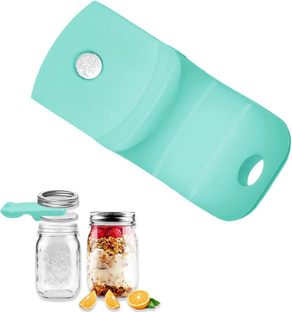 Canning Jar Opener, Mason Jar Opener Canning Tool, Releases Vacuum Seal on Wide Mouth and Regular Mouth Lids,Magnetic Jar Lid Lifter for Canning.Ideal for Preserving, Pickling and Home Food Storage
