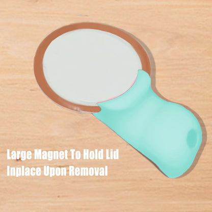 Canning Jar Opener, Mason Jar Opener Canning Tool, Releases Vacuum Seal on Wide Mouth and Regular Mouth Lids,Magnetic Jar Lid Lifter for Canning.Ideal for Preserving, Pickling and Home Food Storage
