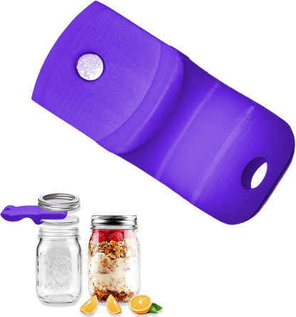 Canning Jar Opener, Mason Jar Opener Canning Tool, Releases Vacuum Seal on Wide Mouth and Regular Mouth Lids,Magnetic Jar Lid Lifter for Canning.Ideal for Preserving, Pickling and Home Food Storage