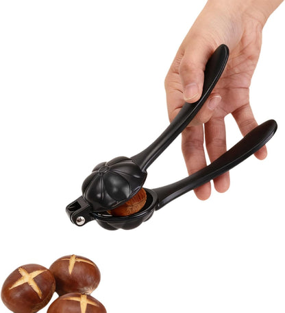 Chestnut Cutter Tool Chestnut Peeler Aluminum Alloy Chestnut Opener Chestnut Cracker Quick Clip Chestnut Sheath Cutter Nut Cracker Sheller Kitchen Tool Machine 304 Stainless Steel Blade