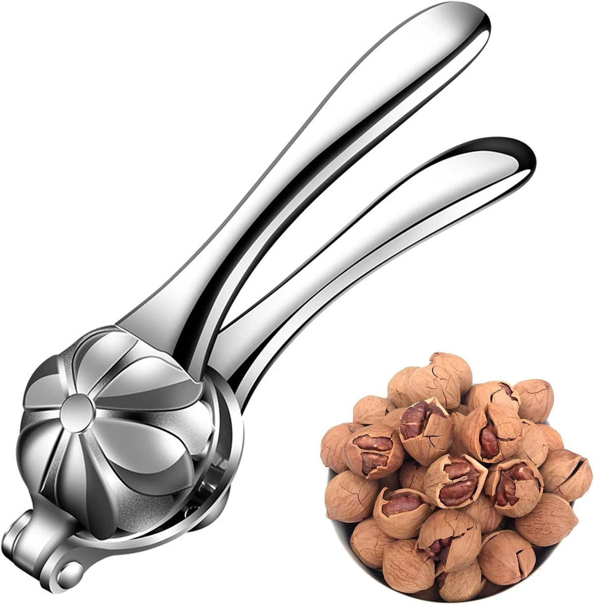 Chestnut Cutter Tool Chestnut Peeler Aluminum Alloy Chestnut Opener Chestnut Cracker Quick Clip Chestnut Sheath Cutter Nut Cracker Sheller Kitchen Tool Machine 304 Stainless Steel Blade
