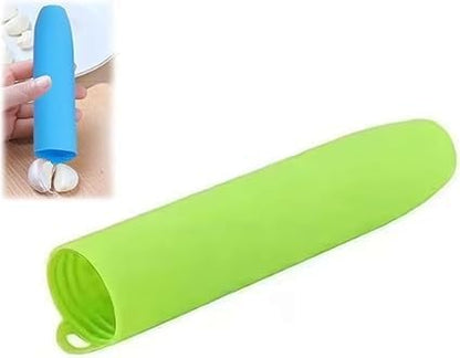 Garlic Peeler Tube Silicone Garlic Skin Remover Roller Garlic Tube Rollers,Quick/Easy Peeling Garlic Cloves, Practical Garlic Kitchen Tools Garlic Roller (Black)