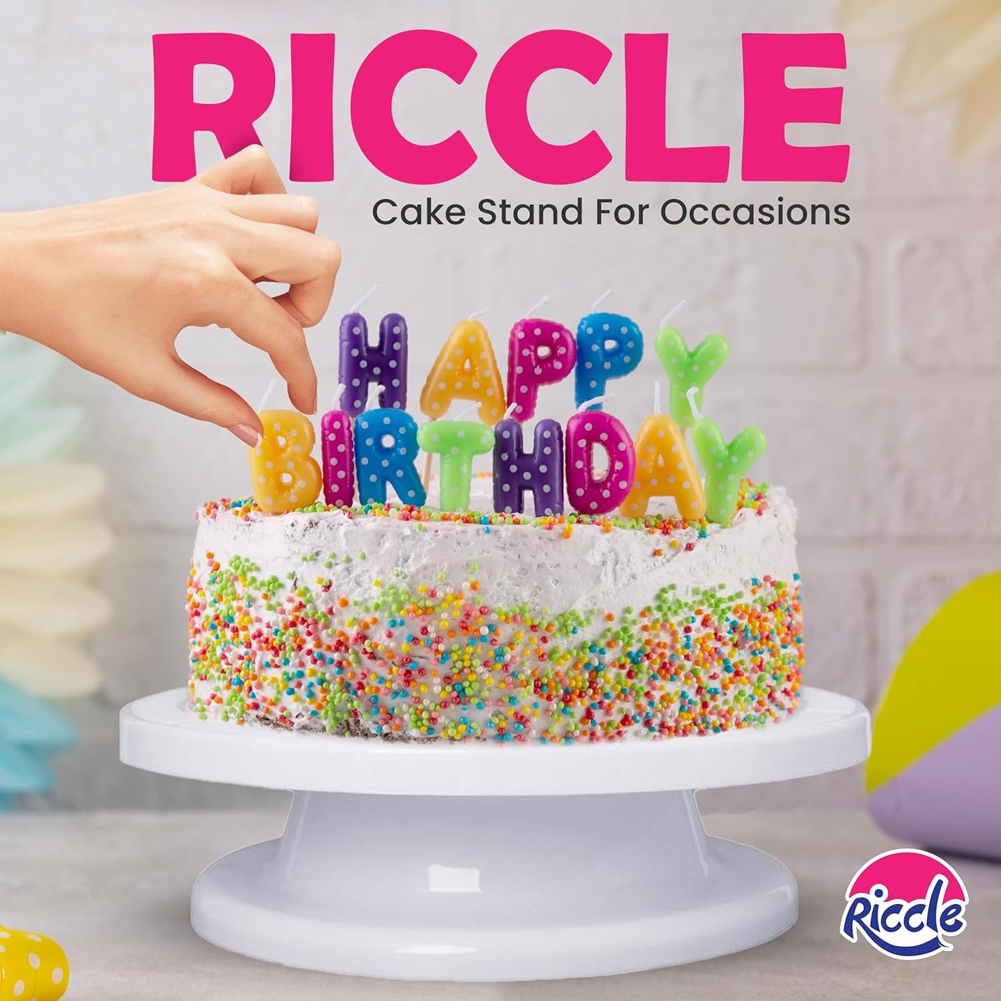 88 pcs Cake Decorating Kit with Cake Turntable - Includes 50 Disposable + 2 Reusable Piping Bags and Tips Set, 24 Icing Piping Tips, 2 Spatulas, 3 Icing Comb Scraper, Baking Supplies