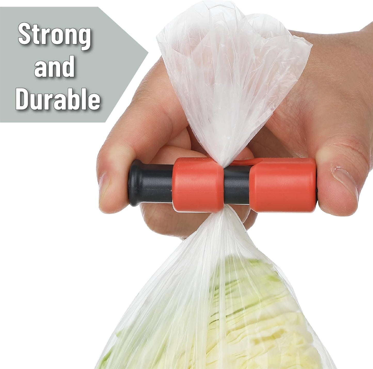 Squeeze and Lock Bread Bag Clips, 2.4 Inch, 8 Pack | Multicolor Squeeze Lock Clips, Reusable Bag Closures for Bread, Snacks, Coffee, Food Storage, Fits Thick and Thin Bags