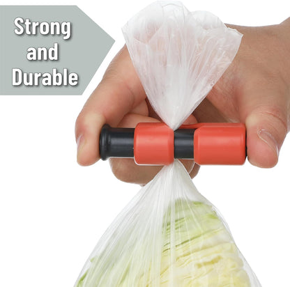 Squeeze and Lock Bread Bag Clips, 2.4 Inch, 8 Pack | Multicolor Squeeze Lock Clips, Reusable Bag Closures for Bread, Snacks, Coffee, Food Storage, Fits Thick and Thin Bags
