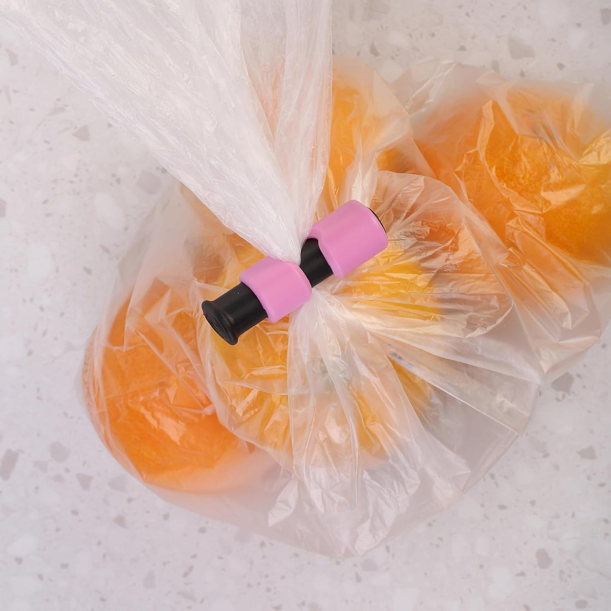 Squeeze and Lock Bread Bag Clips, 2.4 Inch, 8 Pack | Multicolor Squeeze Lock Clips, Reusable Bag Closures for Bread, Snacks, Coffee, Food Storage, Fits Thick and Thin Bags