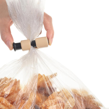Squeeze and Lock Bread Bag Clips, 2.4 Inch, 8 Pack | Multicolor Squeeze Lock Clips, Reusable Bag Closures for Bread, Snacks, Coffee, Food Storage, Fits Thick and Thin Bags