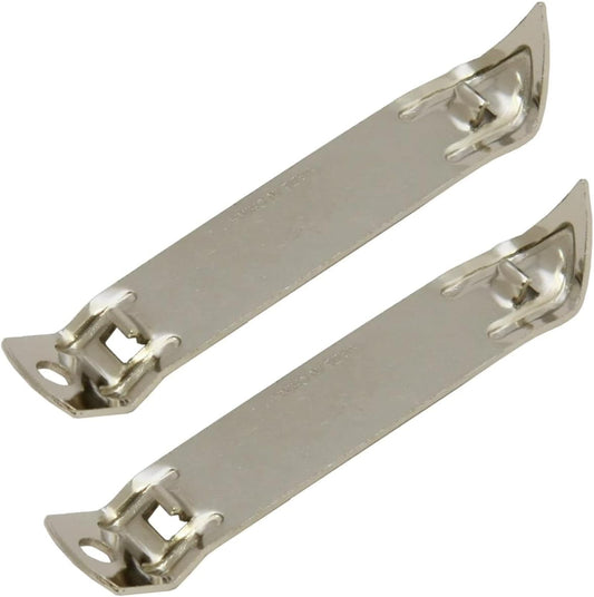 Classic Bottle Opener and Can Opener 2 Pack - Heavy Duty Steel Multi Tool and Can Tapper - 4” Length with Sharp Point - Dishwasher Safe - Durable Bend-Proof