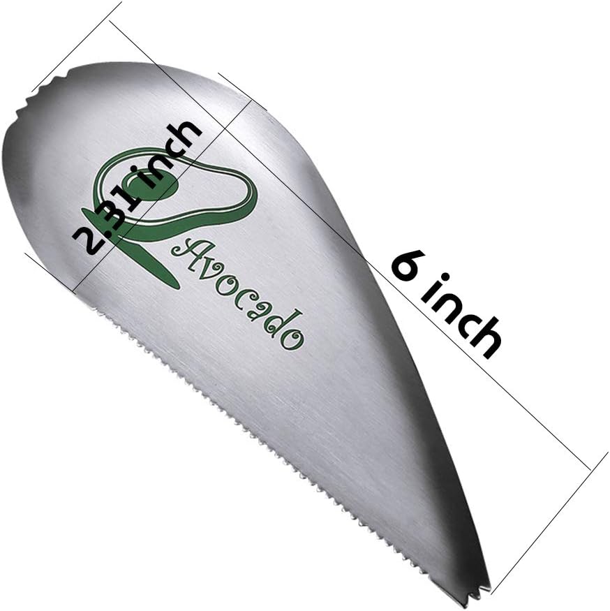 Avocado Slicer, Multifunction 3 in 1 Avocado Cutter, Premium Stainless Steel Slice, Pit and Scoop Avocados Safely and with Ease, Perfect for Avocado Toast and Guacamole