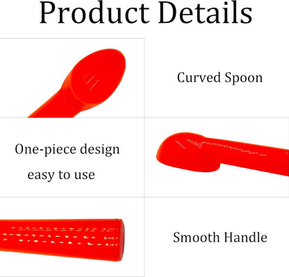 4pcs Plastic Ice Cream Scoop Nonstick Melon Baller Spoon for Ice Cream, Fruits, Yogurt, Sorbet, and Melon Balls(Pink)
