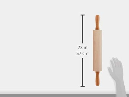 12-Inch-by-2-3/4-Inch Maple Wood Medium Gourmet Rolling Pin