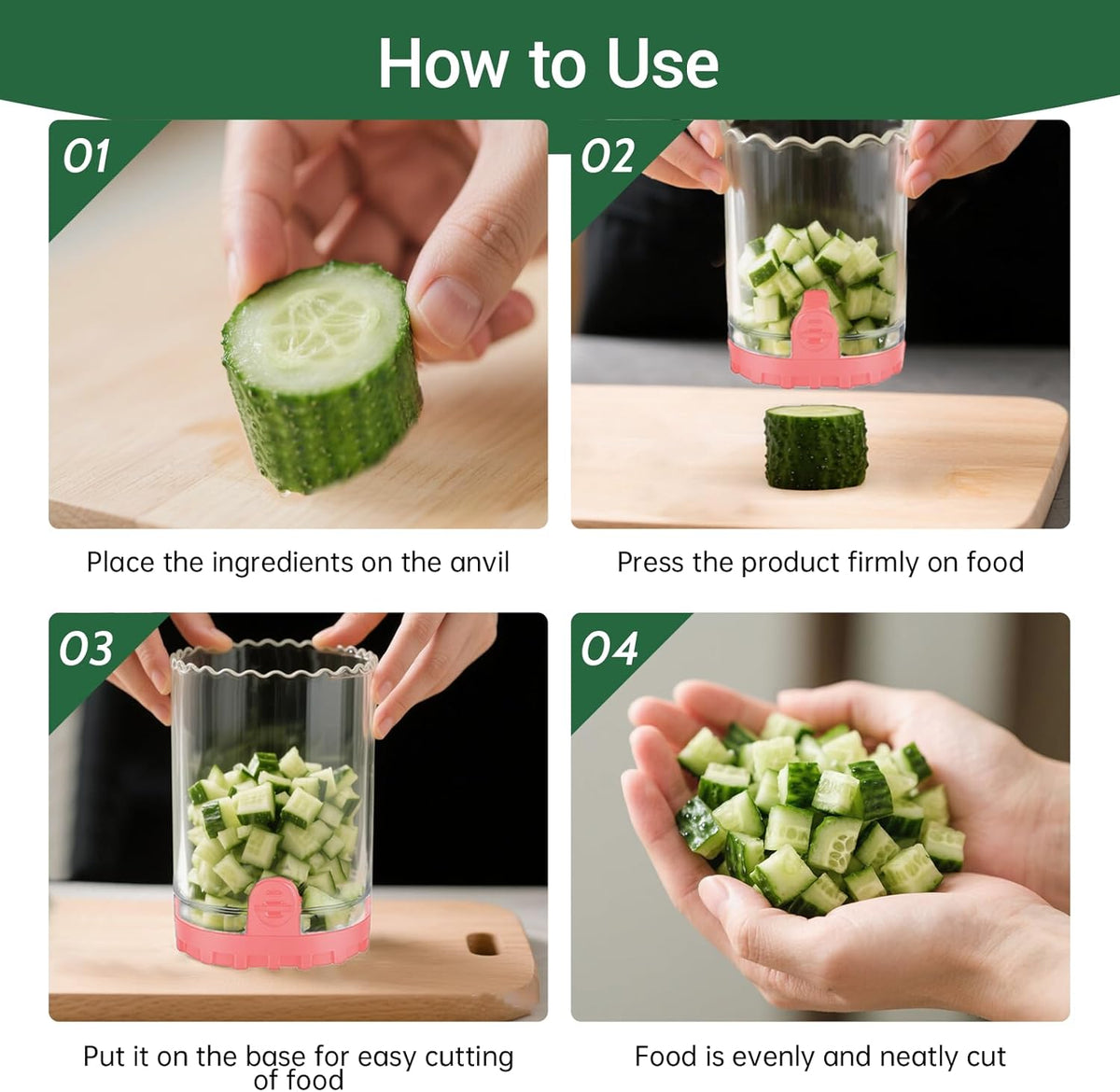 Veggie Chopper,Mini Vegetable Cutter Fruit Slicer Cup-Food Dicer with Container for Onion, Strawberry Slicer-Efficient Vegetable Chopper(Black)