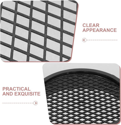 Soil Sieve Set with 6 Replaceable Mesh, 4.4 Inches Plastic Garden Sieve Sifting Pan Sifter for Rocks Gardening Gravel Sand and Gold Panning