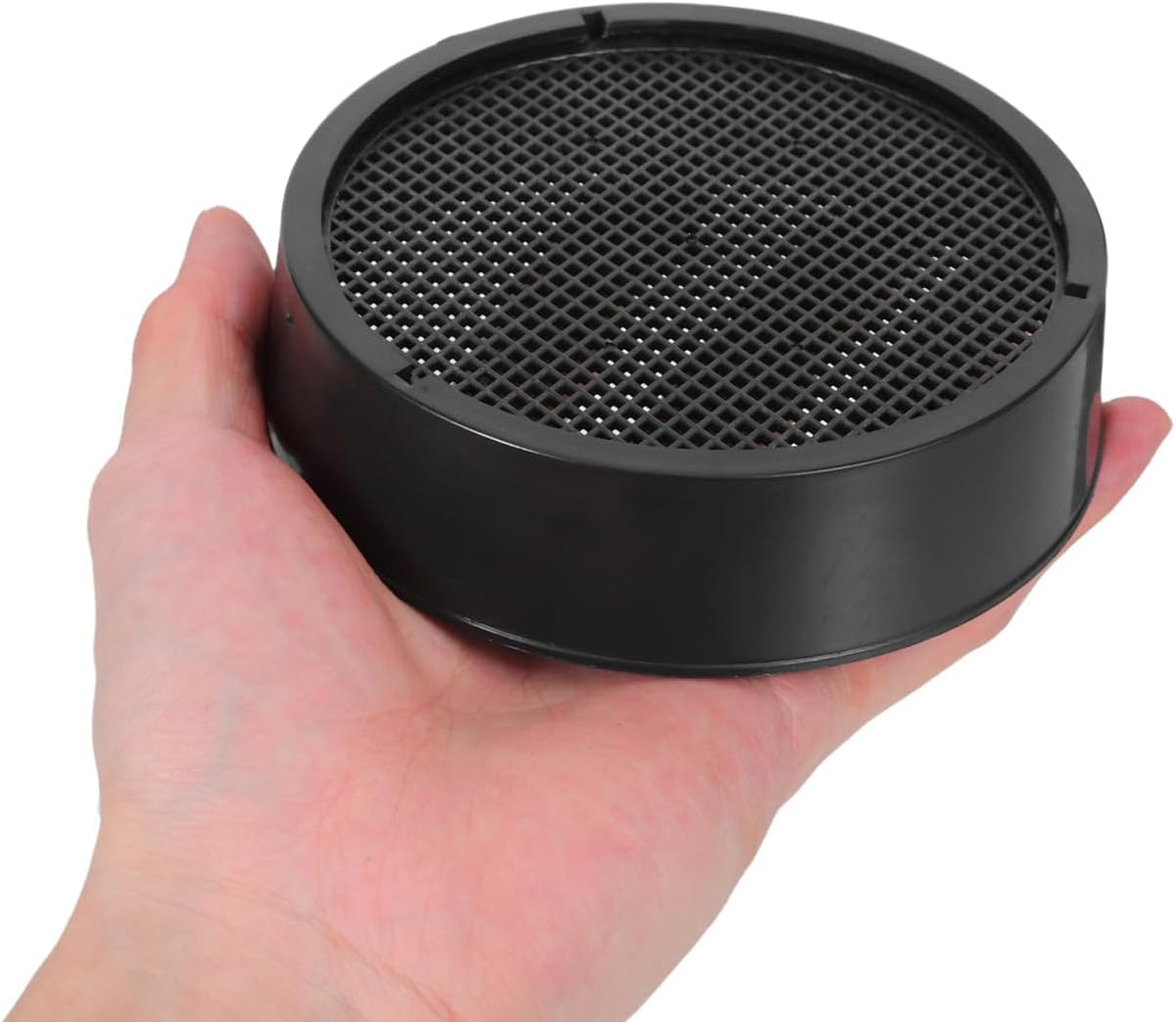 Soil Sieve Set with 6 Replaceable Mesh, 4.4 Inches Plastic Garden Sieve Sifting Pan Sifter for Rocks Gardening Gravel Sand and Gold Panning