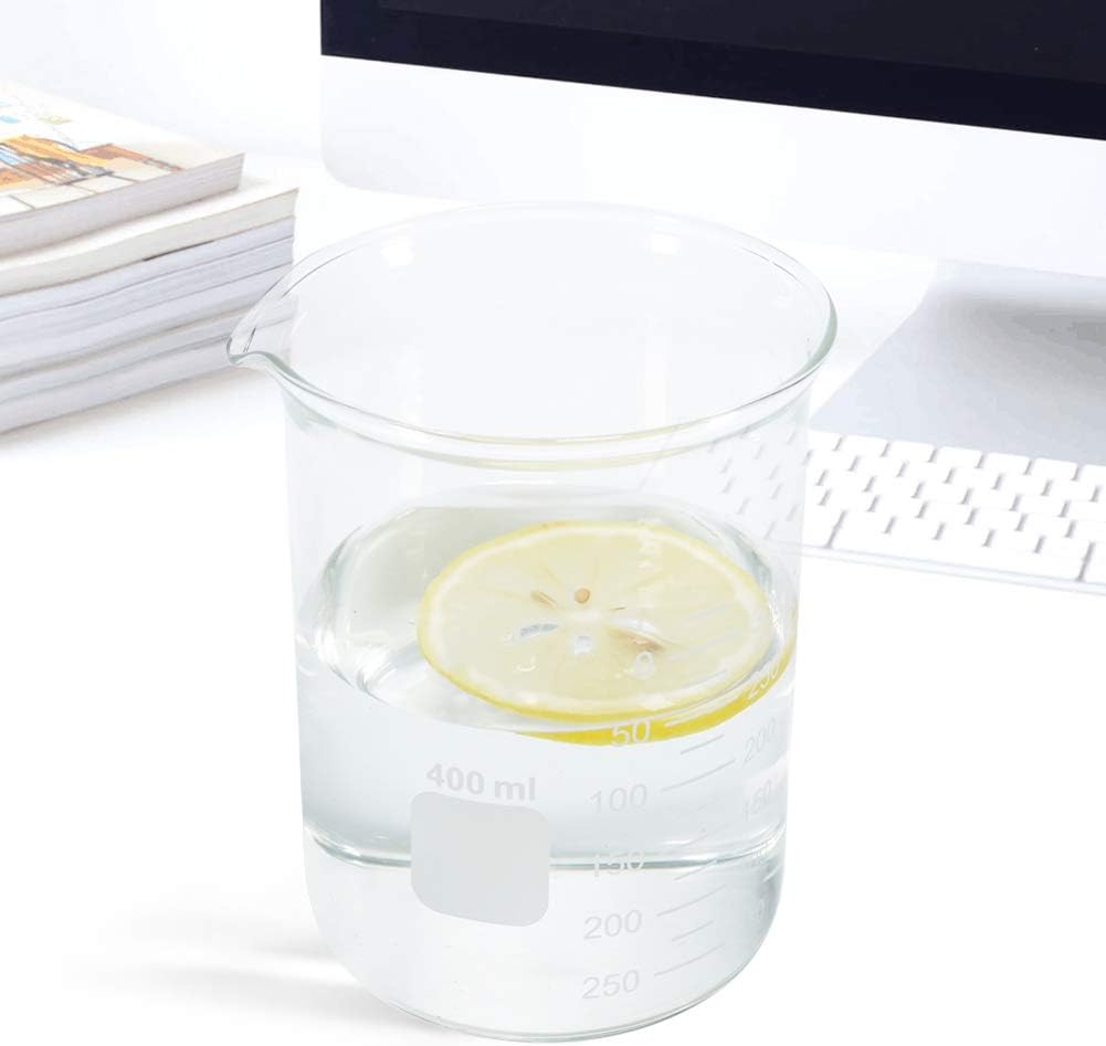 3 Pack Borosilicate Glass Beaker Set, 50 mL, 100 mL and 250 mL