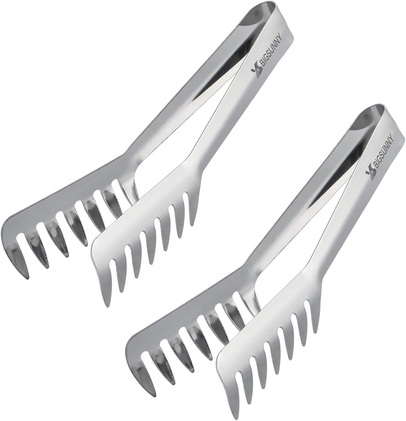 2 Pack Pasta Tong, Stainless Steel Food Tong Serving Tong, Spaghetti Tong
