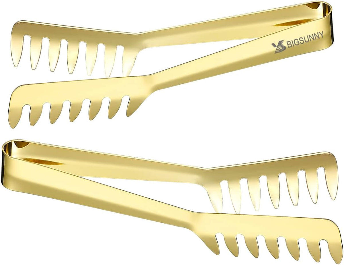 2 Pack Pasta Tong, Stainless Steel Food Tong Serving Tong, Spaghetti Tong