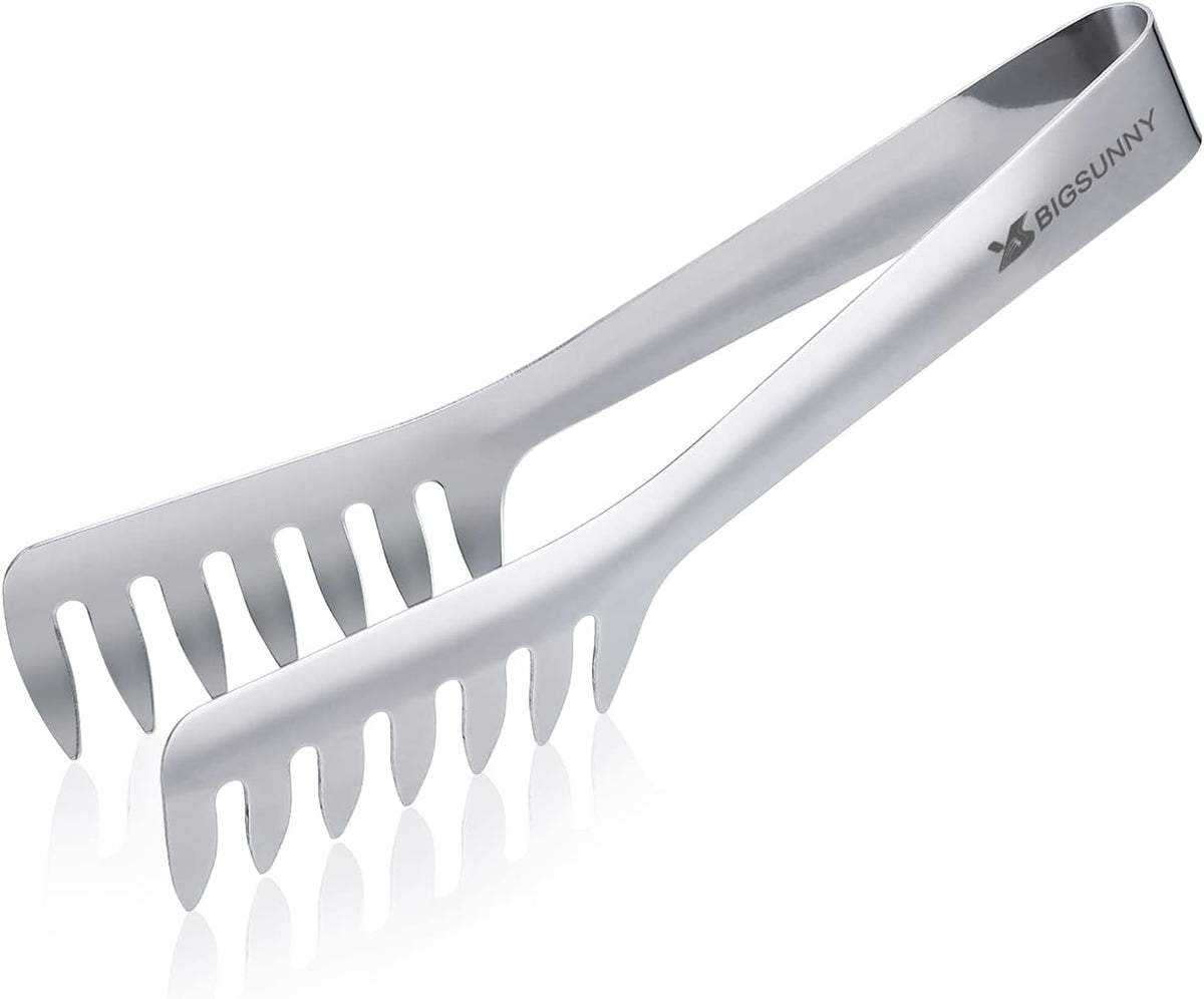 2 Pack Pasta Tong, Stainless Steel Food Tong Serving Tong, Spaghetti Tong