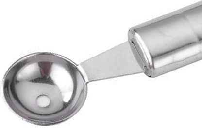 Stainless Steel Double Sided Melon Baller, Fruit Icecream Ball Spoon, Melon Scoop,Comfortable Handle Easy to Clean for Party Home Fruits Cake